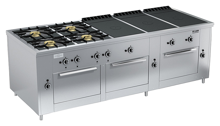Плита газовая Вулкан ПРГ-IIA-10-3 3ДШ Maxi ― Официальный сайт Российских производителей промышленного оборудования